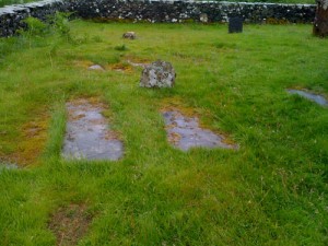 These are perhaps the graves of the one "bad" Duart chief and his wife.