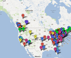 Map of 2012 Highland Games and Scottish Events – Updated for North America!