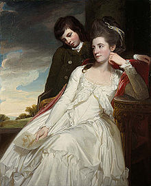 Jane, Duchess of Gordon and son George - George Romney 1778