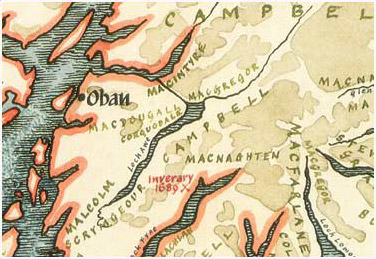 Campbell of Breadalbane Map