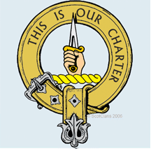 View the Charteris Clan Crest >>