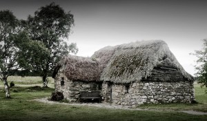 Old Leanach Cottage on Culloden Moor