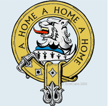 View the Home/Hume Clan Crest >>