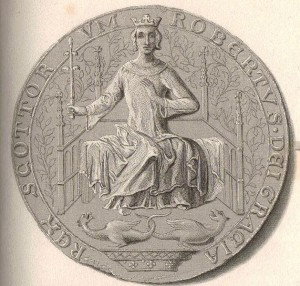 The Seal of Robert II, King of Scots. 1316-1390