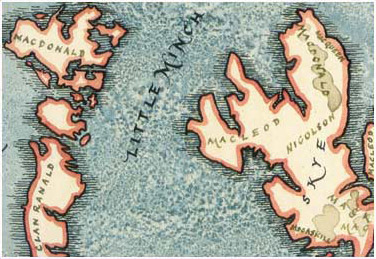 MacDonald of Clanranald Map