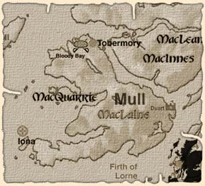 MacLaine of Lochbuie Map