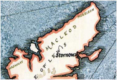MacLeod of Lewis Map