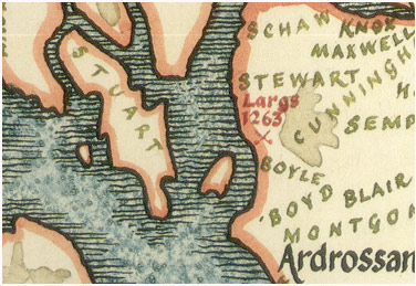 Stuart of Bute Map