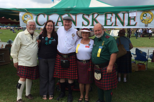 Our new pals at clan Skene