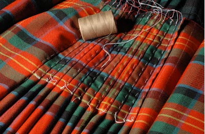 Our Kilt Makers are traditionally trained