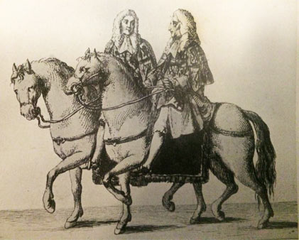 Scottish Heralds on horseback, 1685