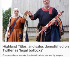 Highland Titles’ Twitter Battle with Scottish Lawyers (result: home win)
